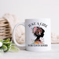 Book Lover Coffee Mug – Floral Book Mug | Ceramic, Microwave Safe Gift