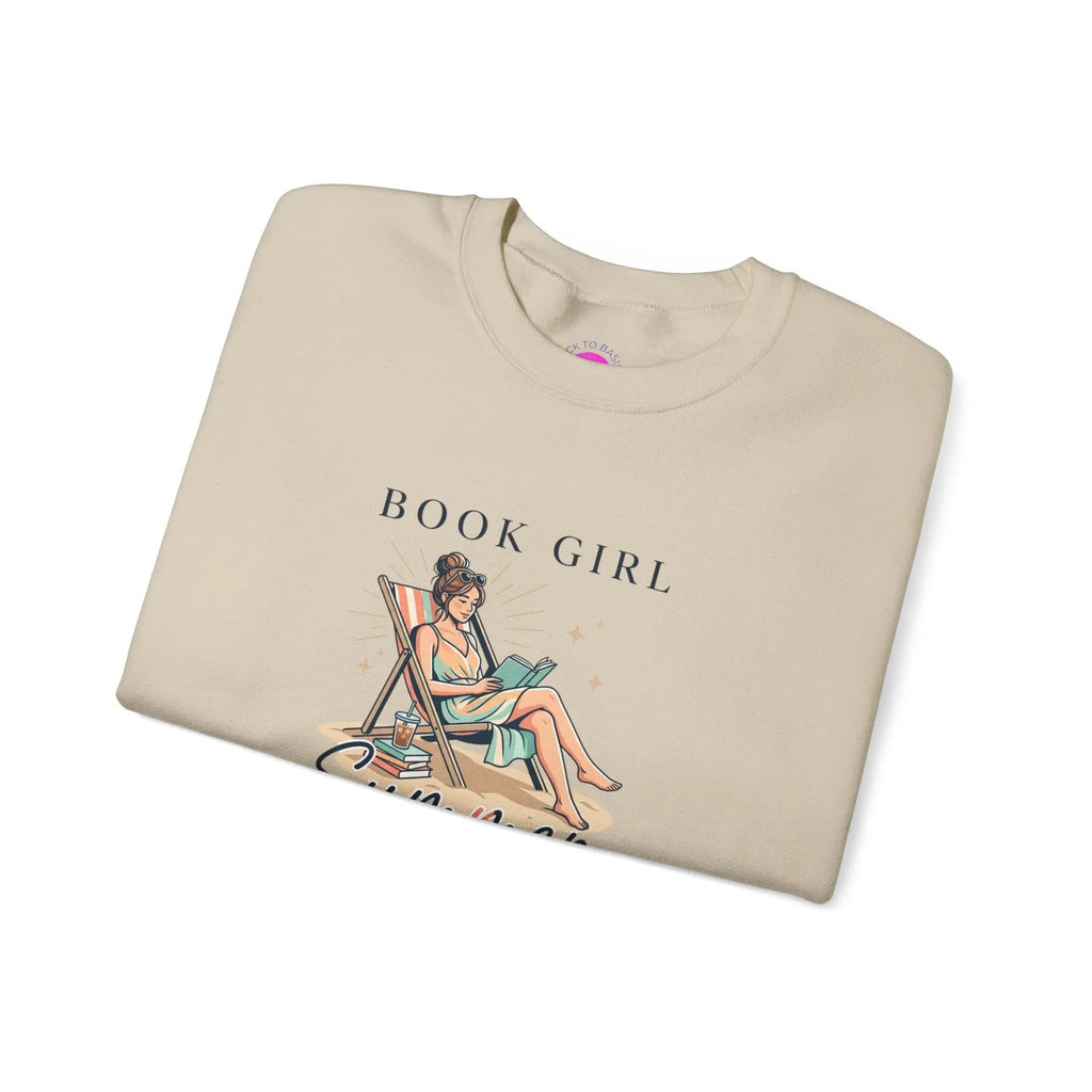 Book Girl Summer Sweatshirt | BookTok, Beach Reads, Bookish Summer Aesthetic