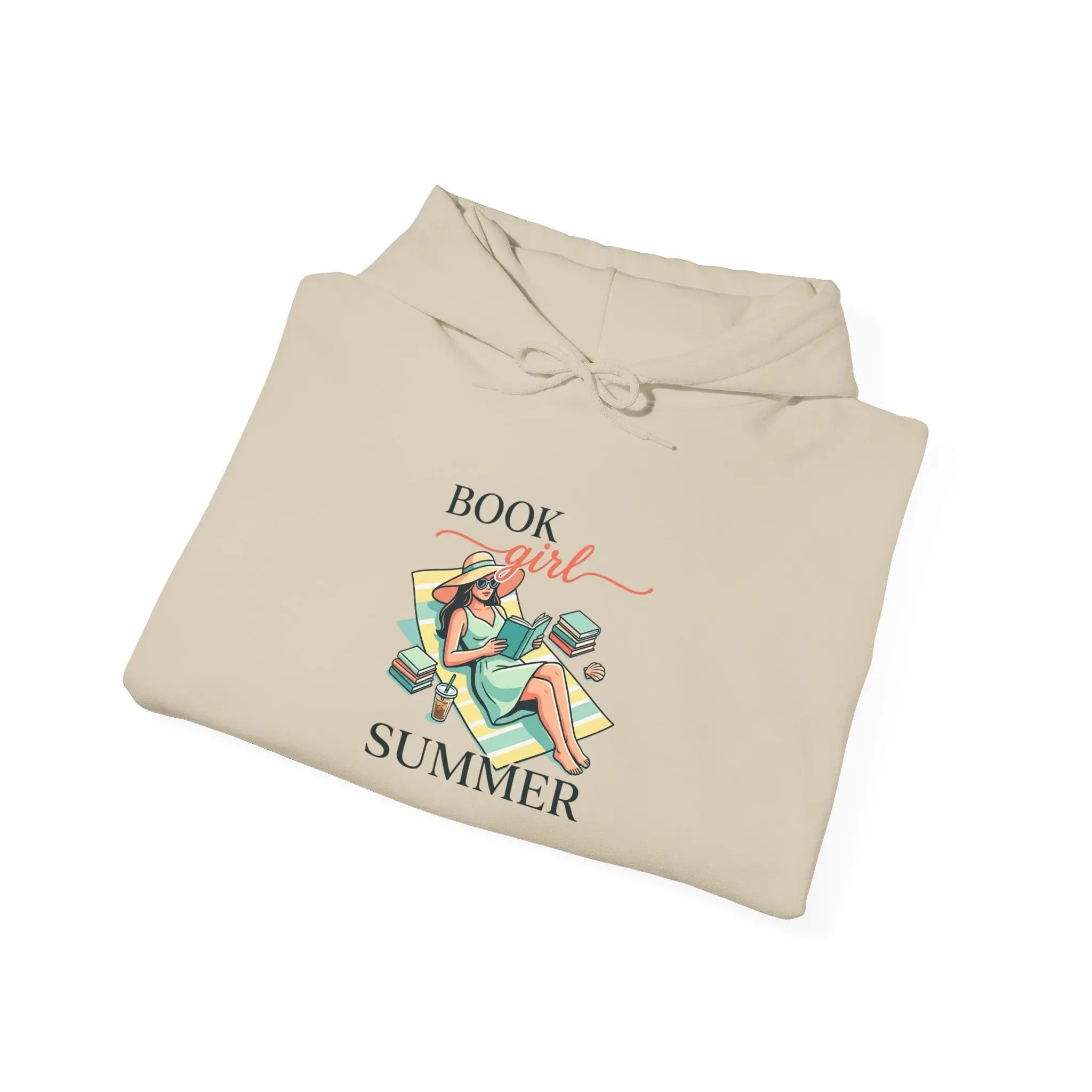 Book Girl Summer Hoodie | BookTok, Reading, Beach Reads, Bookish Summer Aesthetic