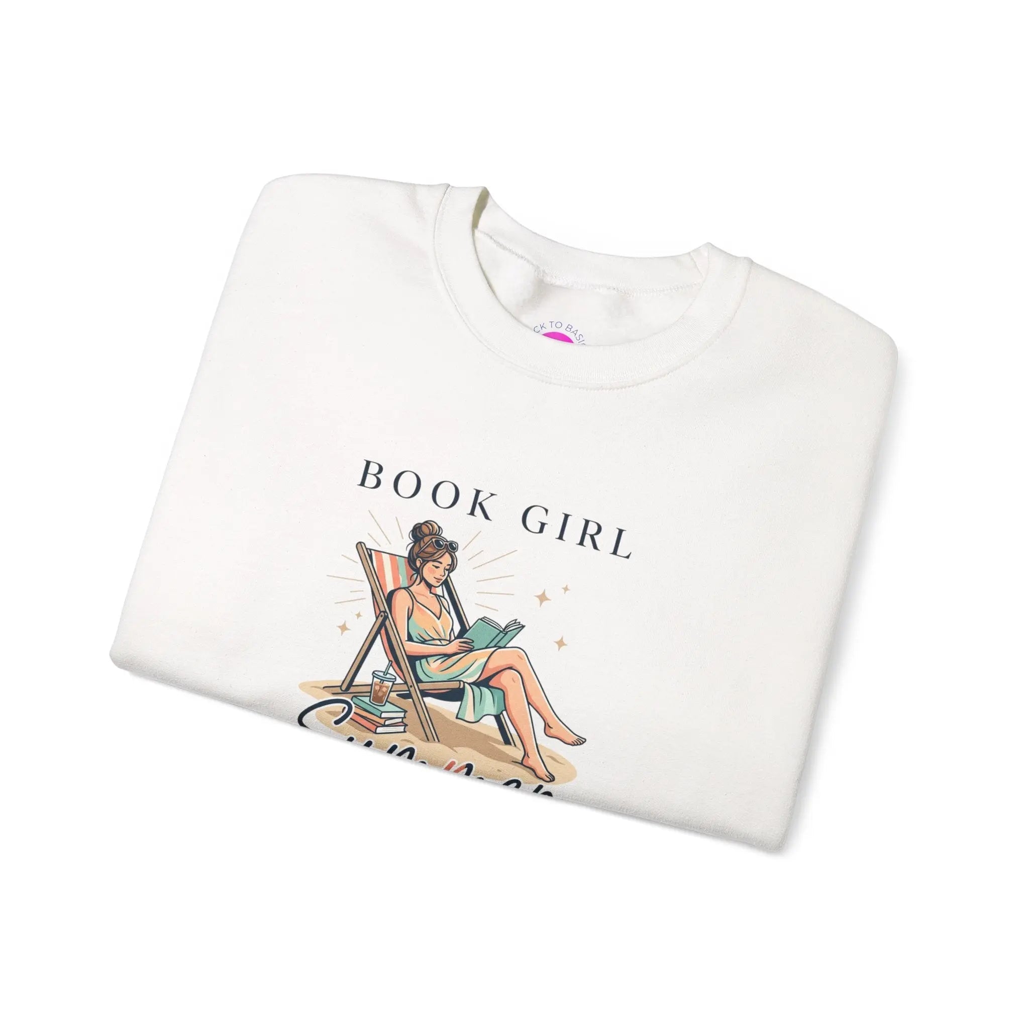 Book Girl Summer Sweatshirt | BookTok, Beach Reads, Bookish Summer Aesthetic