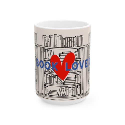Book Lover Mug - Cozy Coffee Cup for Bibliophiles