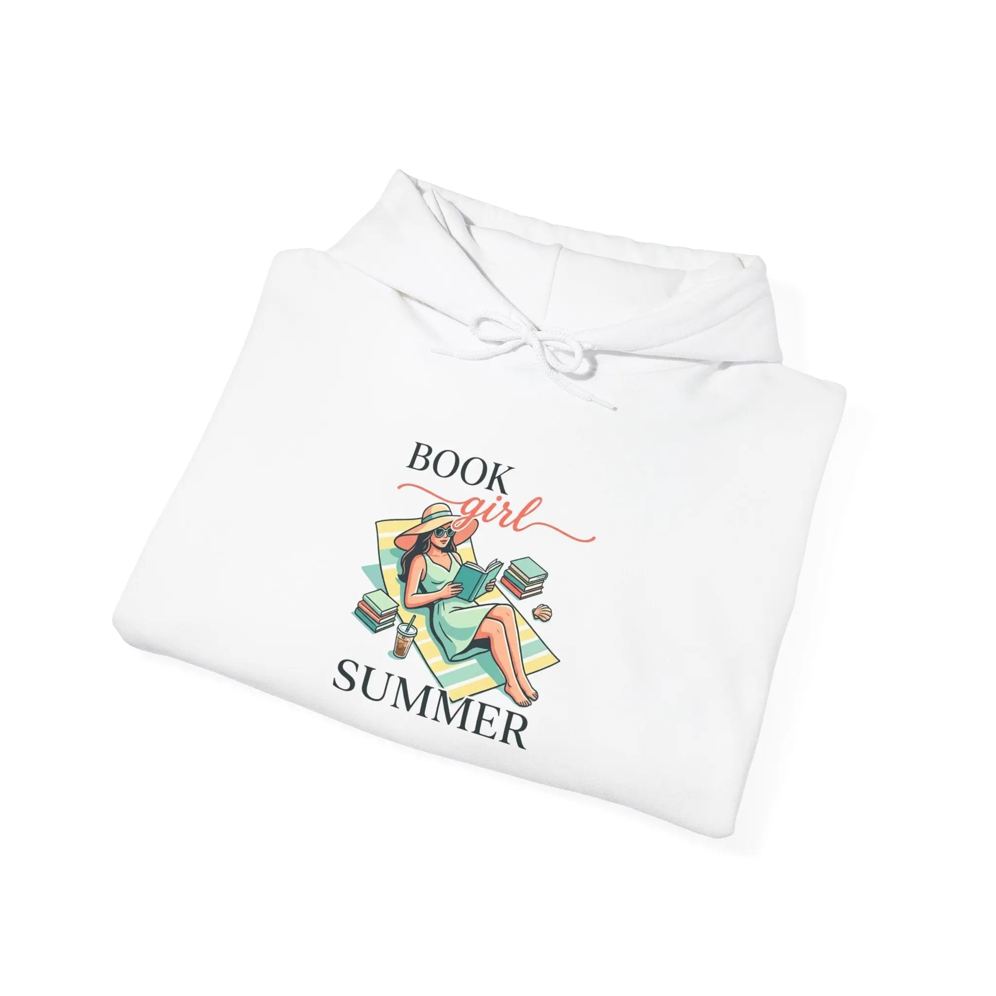 Book Girl Summer Hoodie | BookTok, Reading, Beach Reads, Bookish Summer Aesthetic