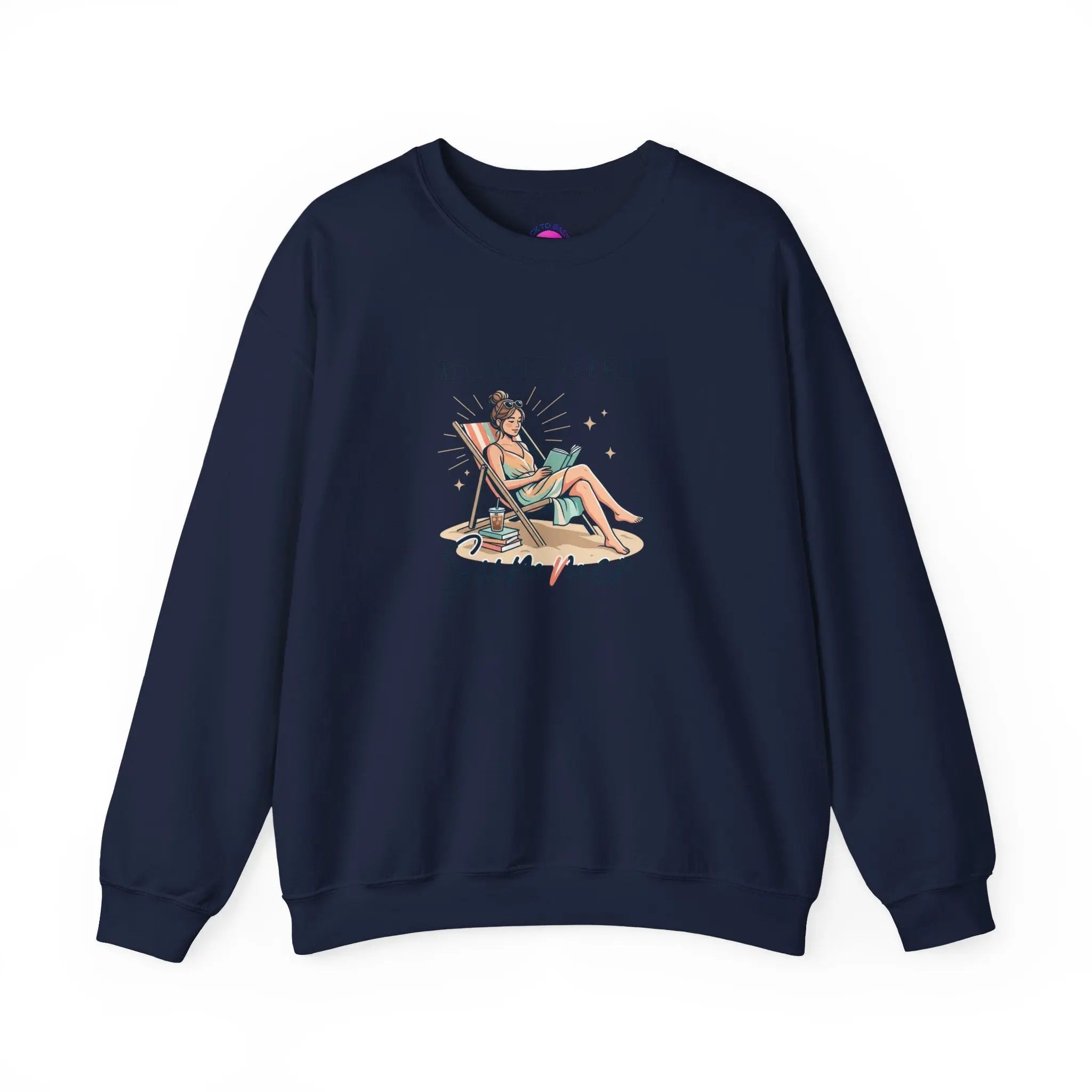 Book Girl Summer Sweatshirt | BookTok, Beach Reads, Bookish Summer Aesthetic
