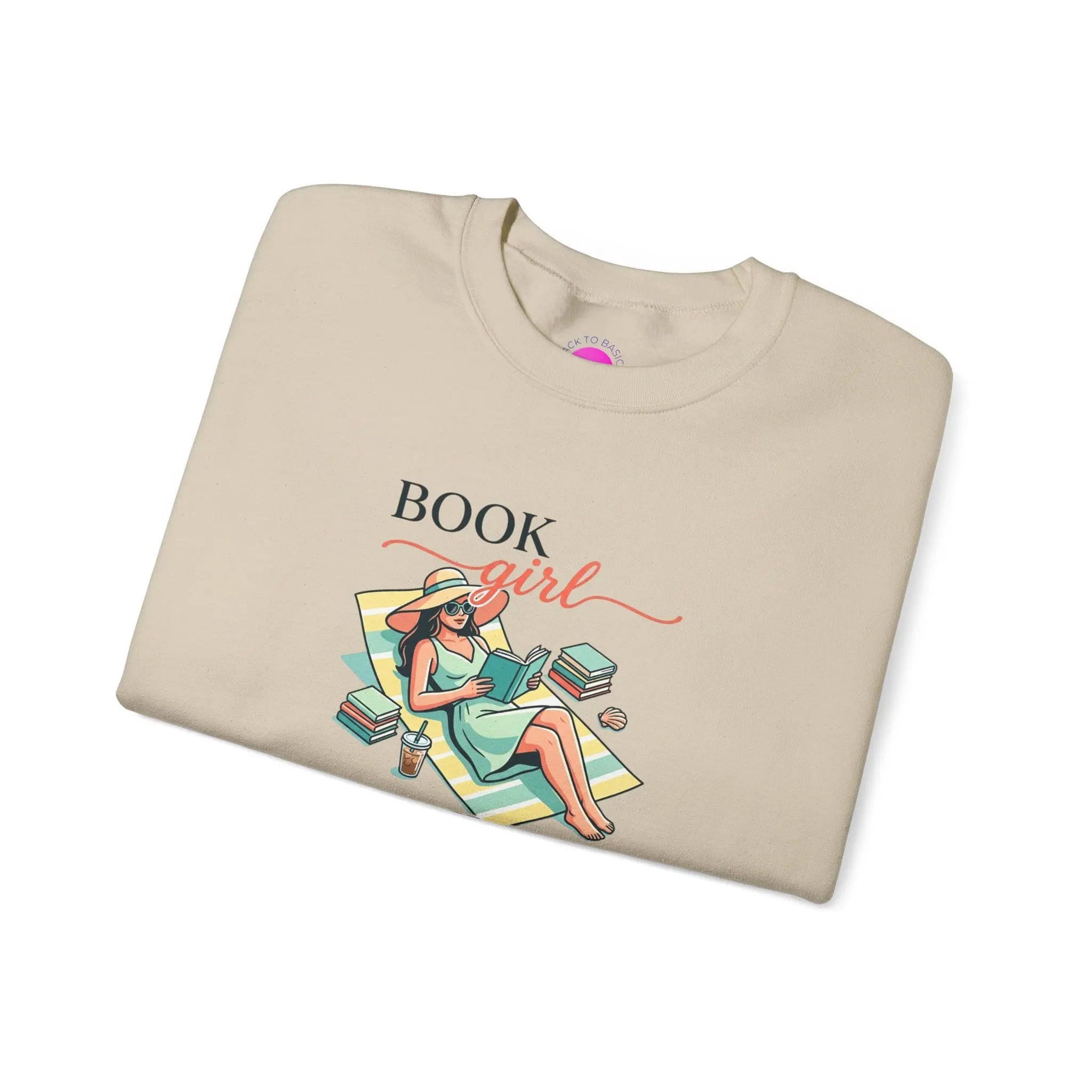 Book Girl Summer Sweatshirt | BookTok, Bookish Summer Aesthetic