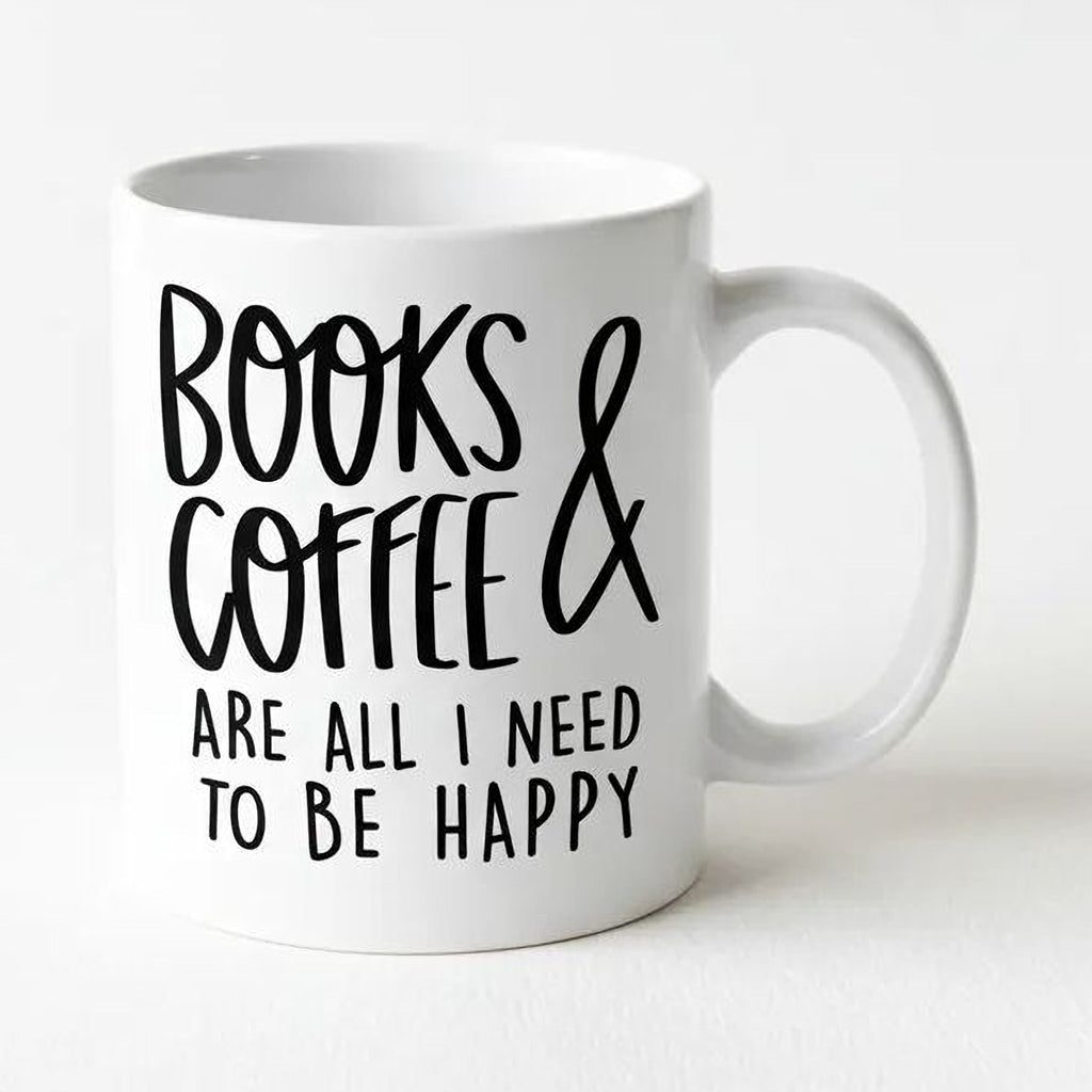 Book Lover Mug - Ceramic Coffee Mug for Book Club Gifts & Reader Gift Ideas 11 oz or 15 oz