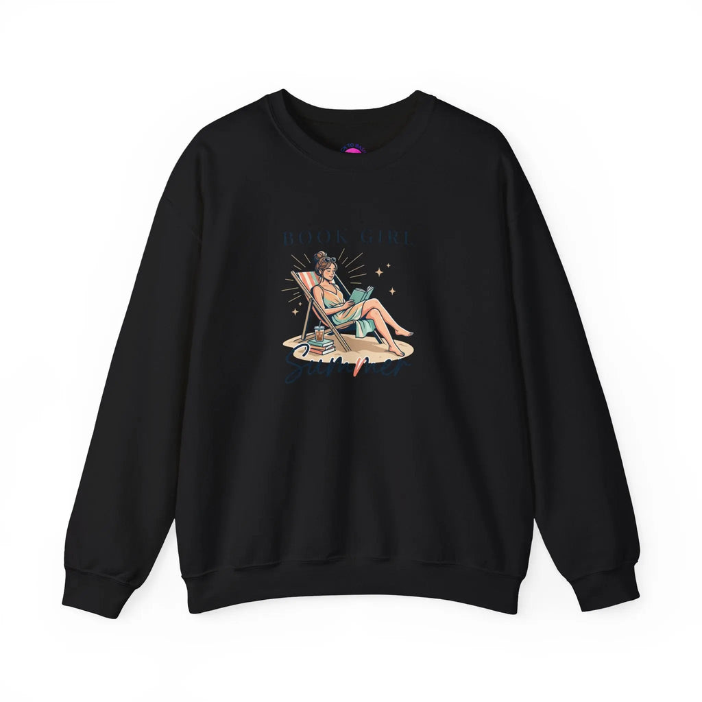 Book Girl Summer Sweatshirt | BookTok, Beach Reads, Bookish Summer Aesthetic