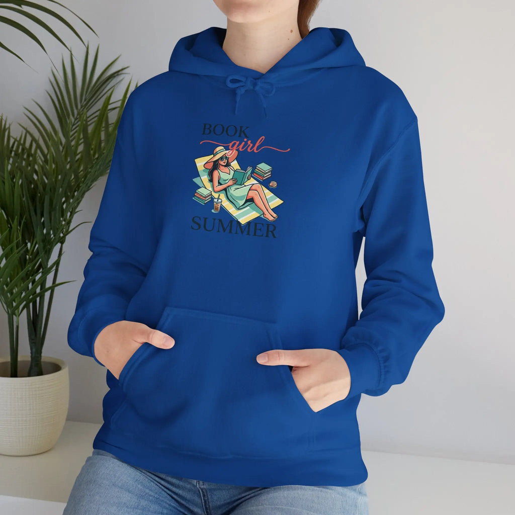 Book Girl Summer Hoodie | BookTok, Reading, Beach Reads, Bookish Summer Aesthetic