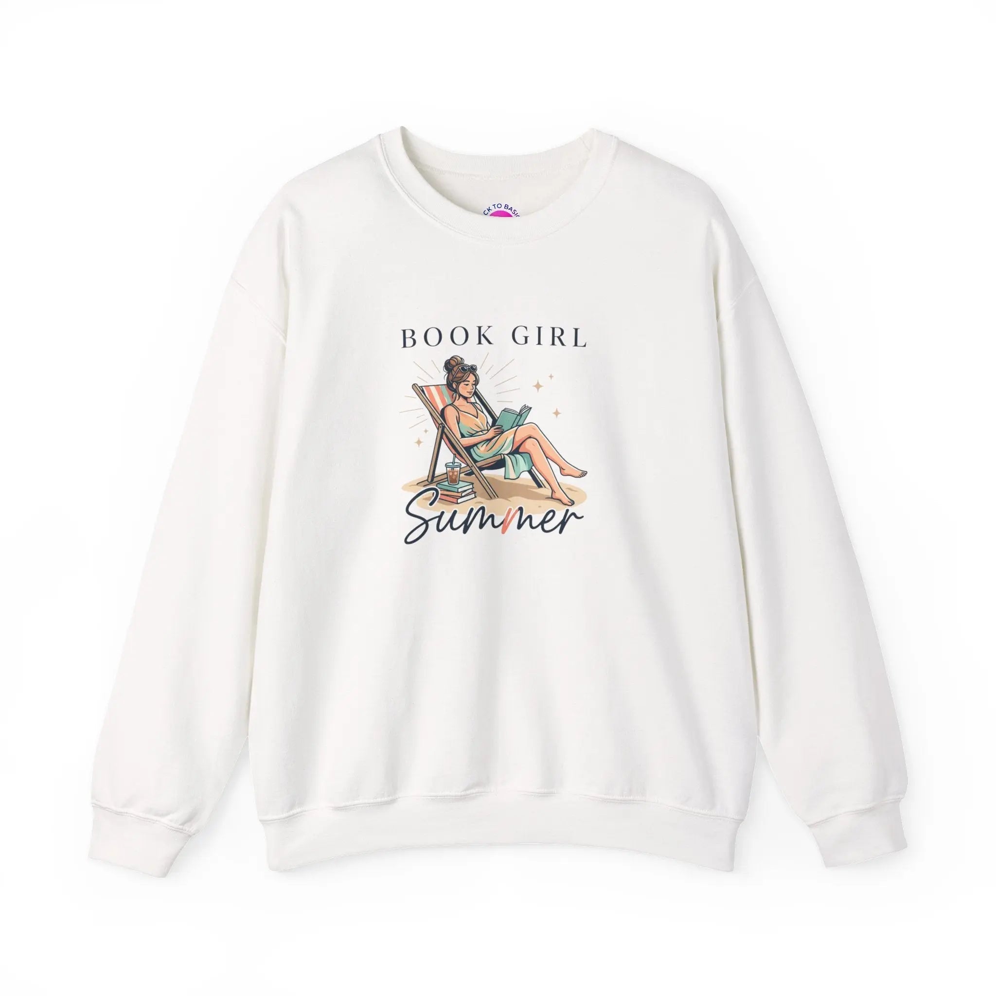 Book Girl Summer Sweatshirt | BookTok, Beach Reads, Bookish Summer Aesthetic