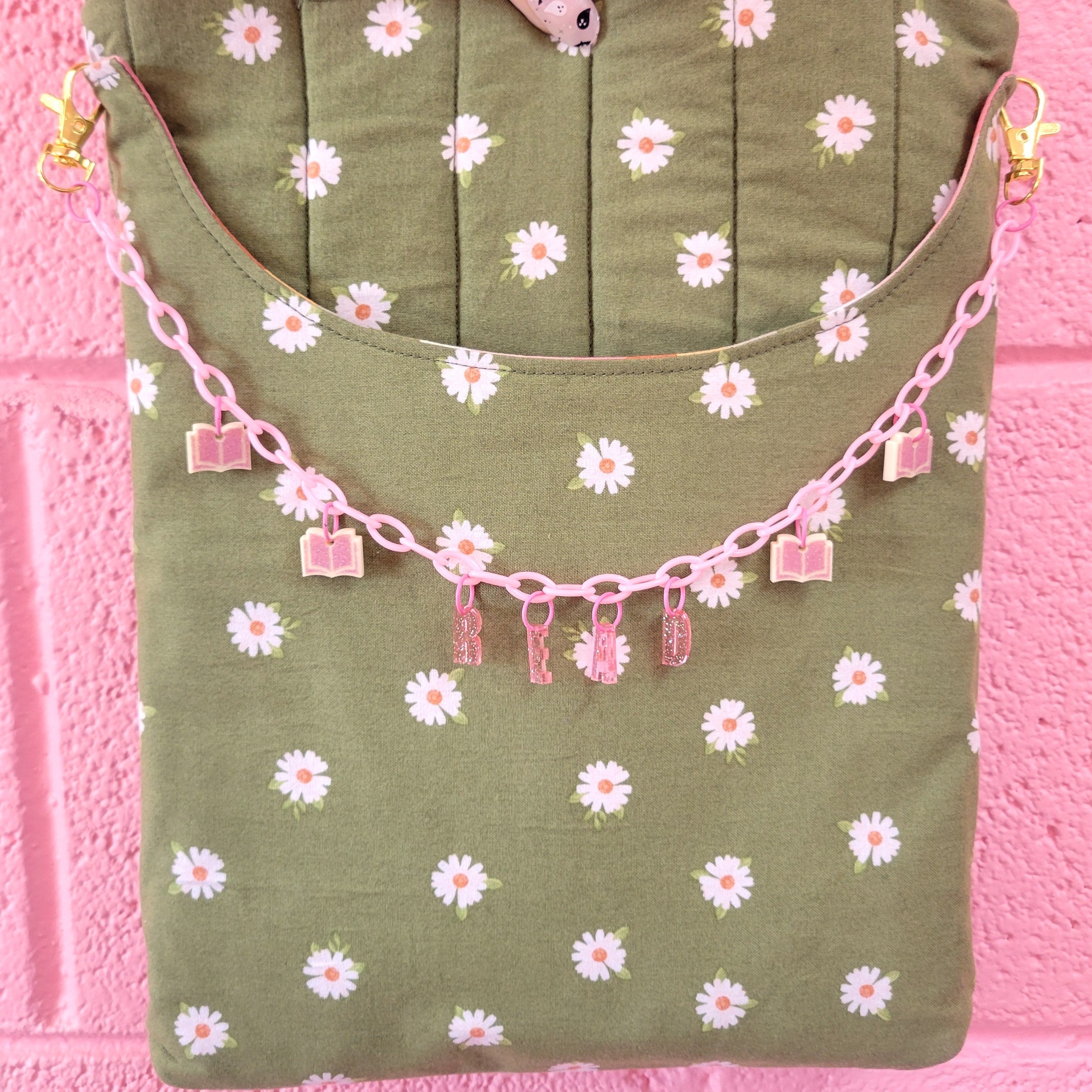 READ - Bookish Bag Charm Chain