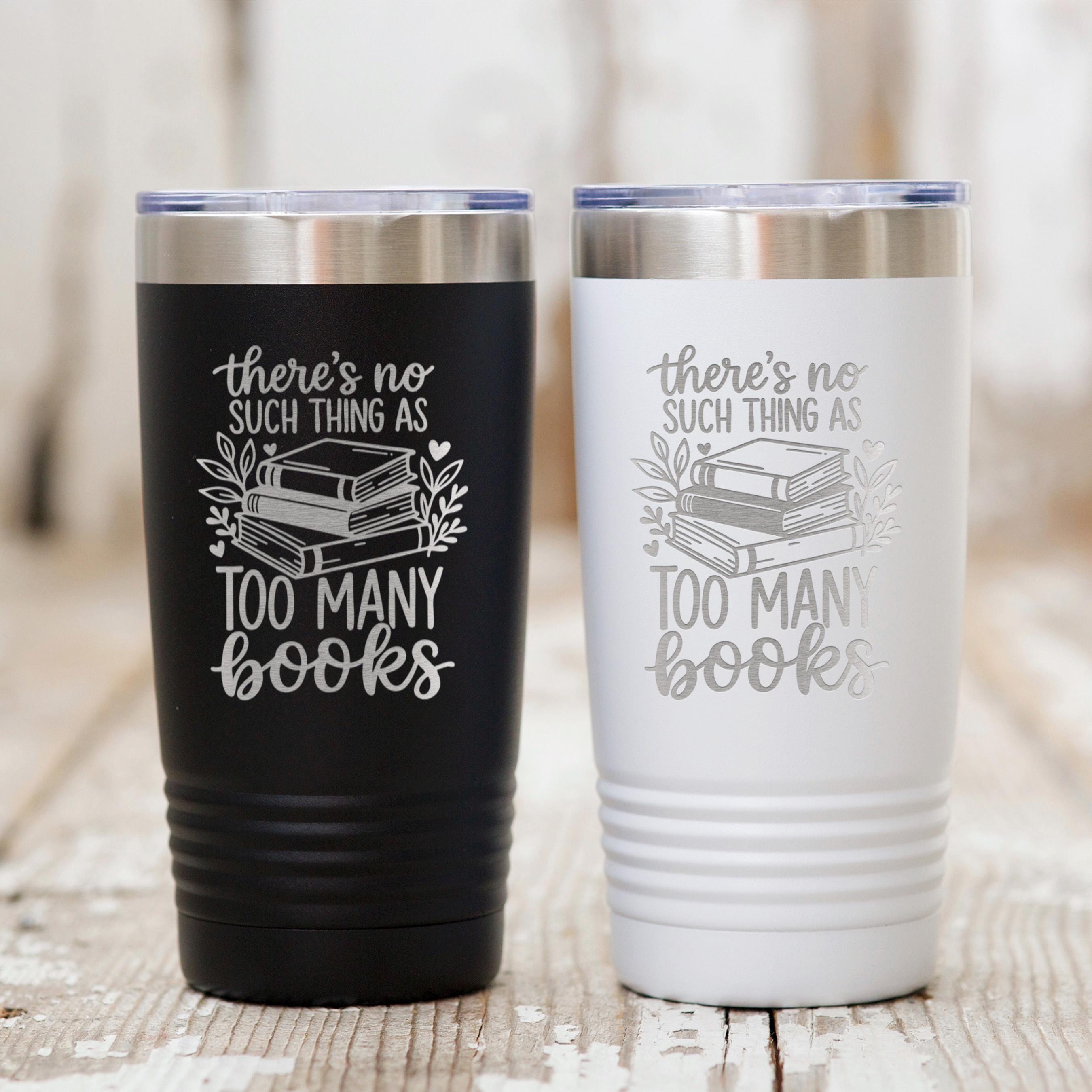 Double Wall Travel Mug – Insulated Tumbler for Book Lovers | Durable, Lightweight