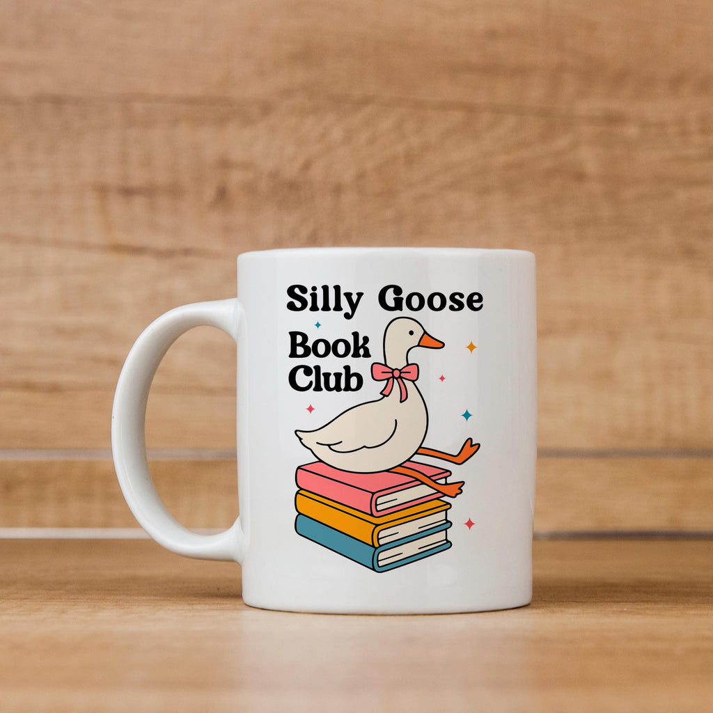 Book Club Mug – Quirky Coffee Cup for Book Lovers | Ceramic, Microwave Safe