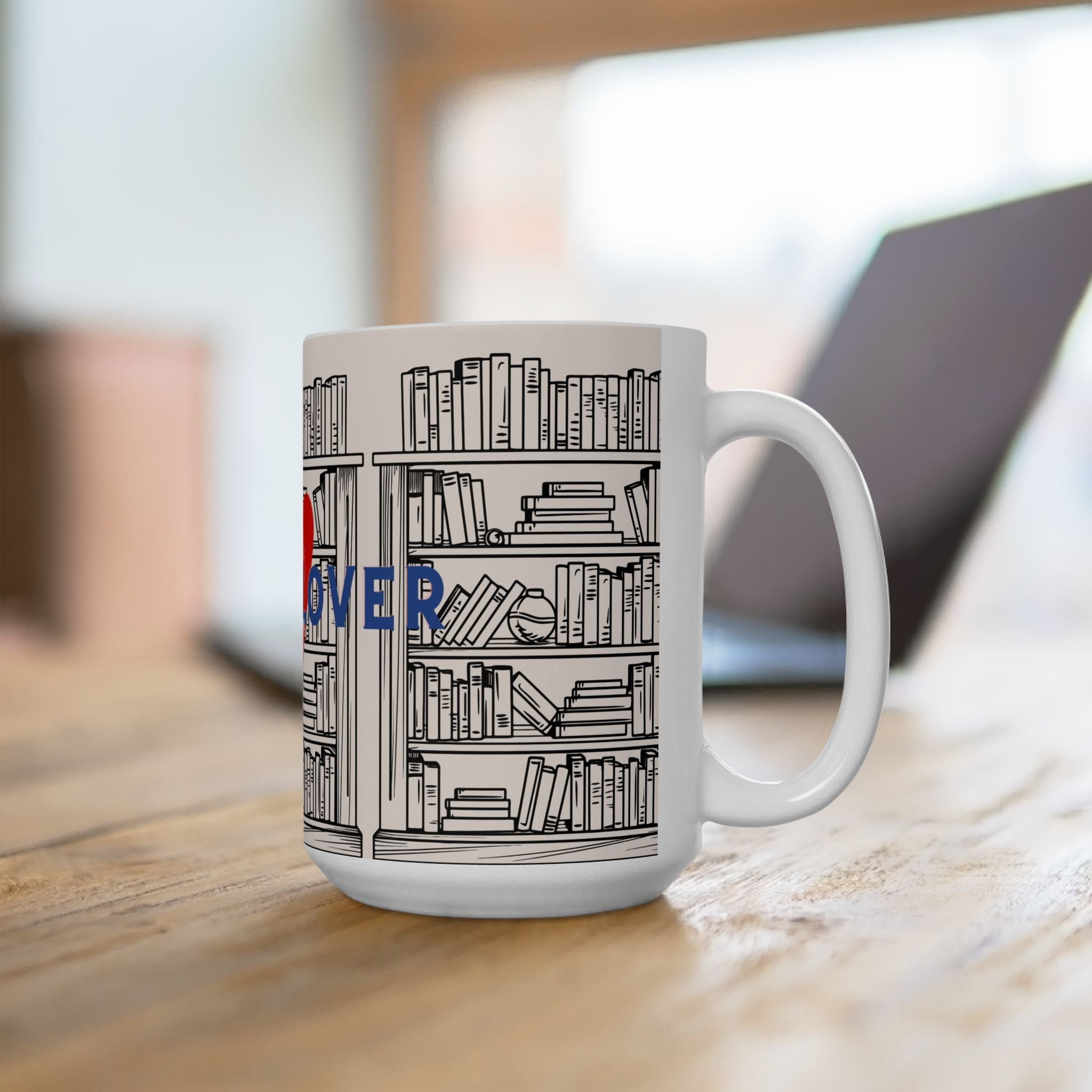 Book Lover Mug - Cozy Coffee Cup for Bibliophiles
