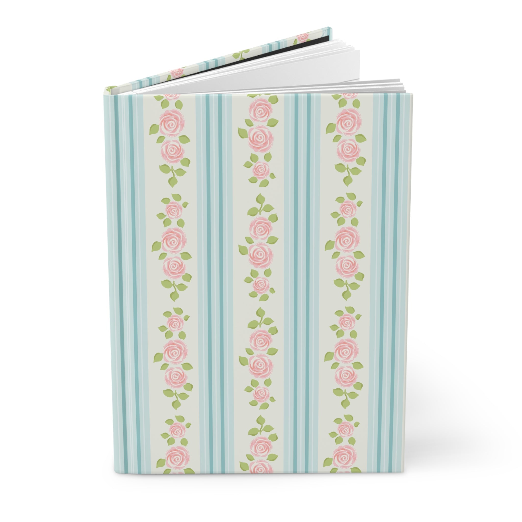 Customizable: Floral Hardcover Journal, Elegant Writing Notebook for Floral Enthusiasts, Personal Diary, Gift for Her, Stationery Set, Vintage Decor