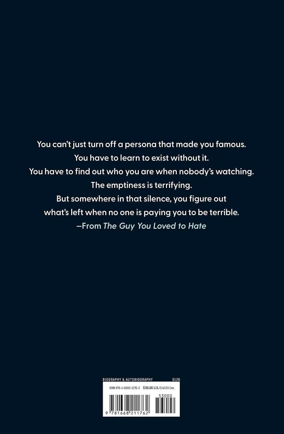 The Guy You Loved to Hate: Confessions from a Reality TV Villain