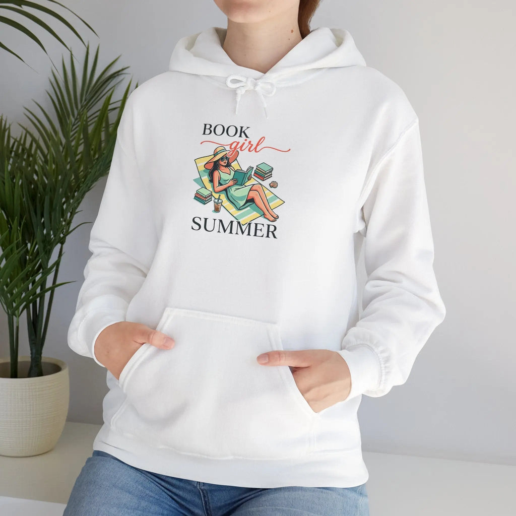 Book Girl Summer Hoodie | BookTok, Reading, Beach Reads, Bookish Summer Aesthetic