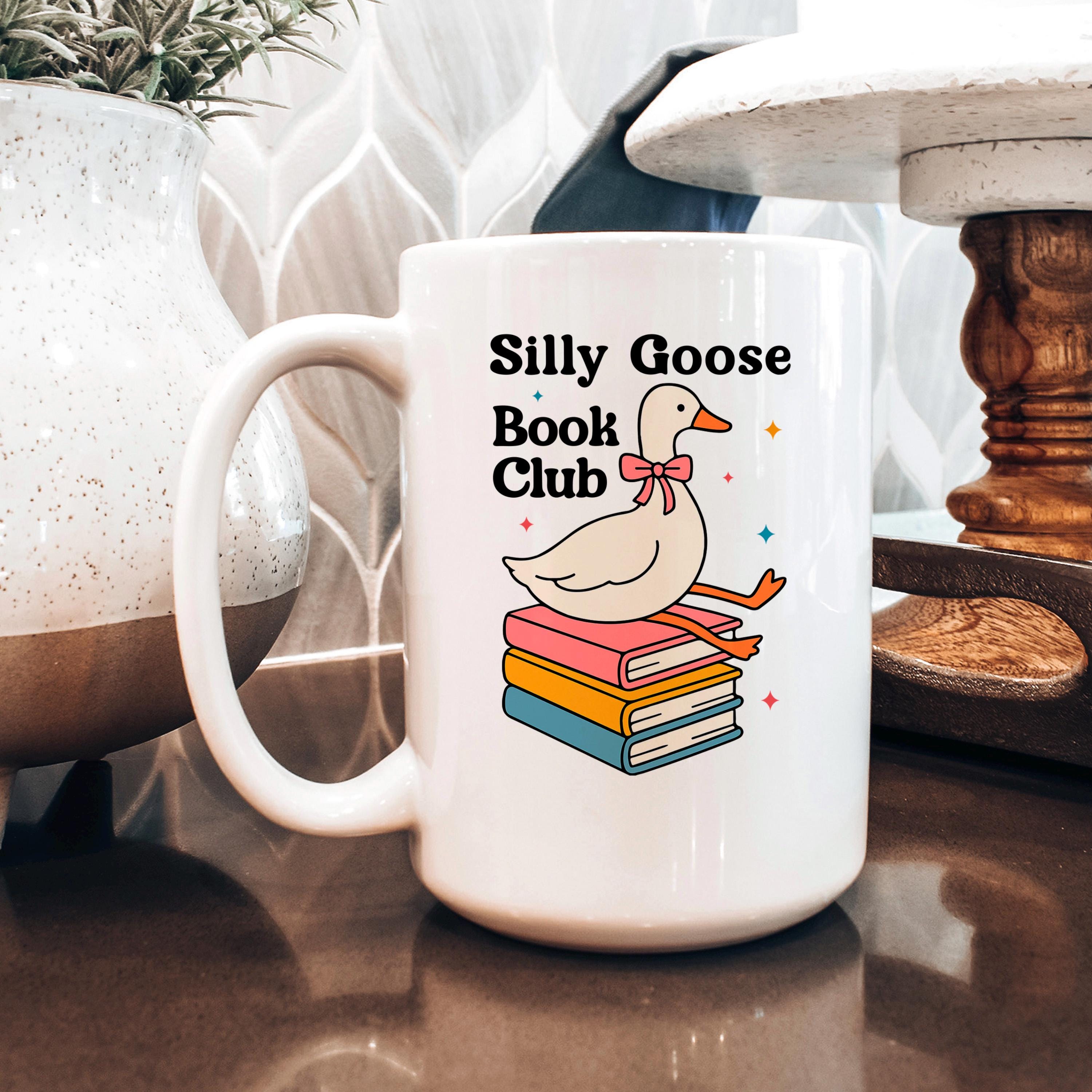 Book Club Mug – Quirky Coffee Cup for Book Lovers | Ceramic, Microwave Safe