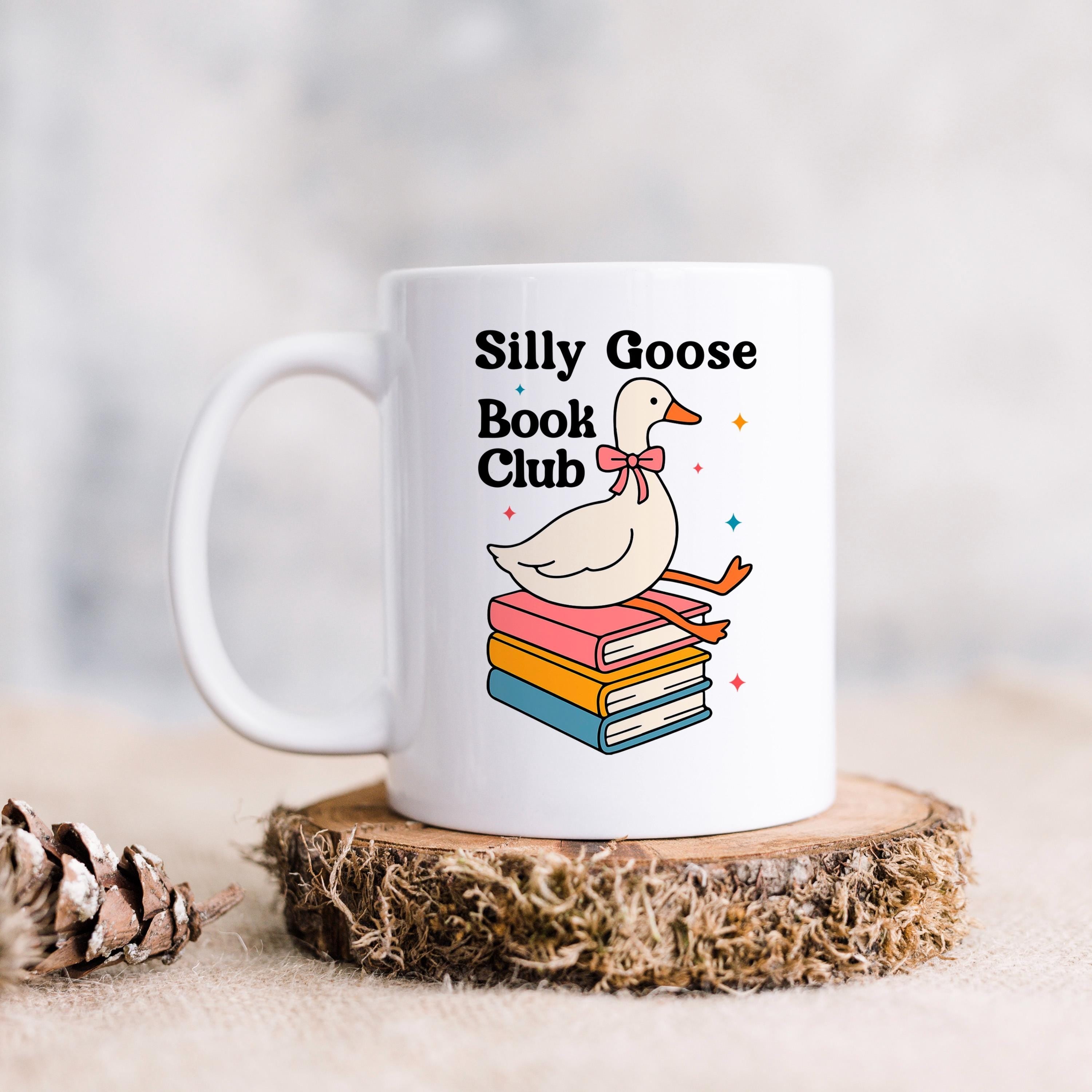 Book Club Mug – Quirky Coffee Cup for Book Lovers | Ceramic, Microwave Safe