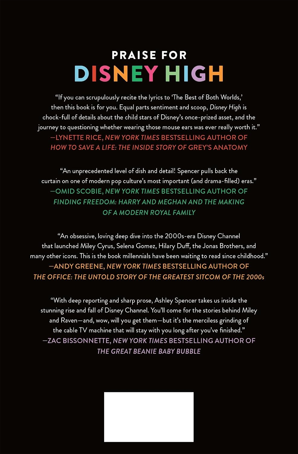 Disney High: The Untold Story of the Rise and Fall of Disney Channel's Tween Empire