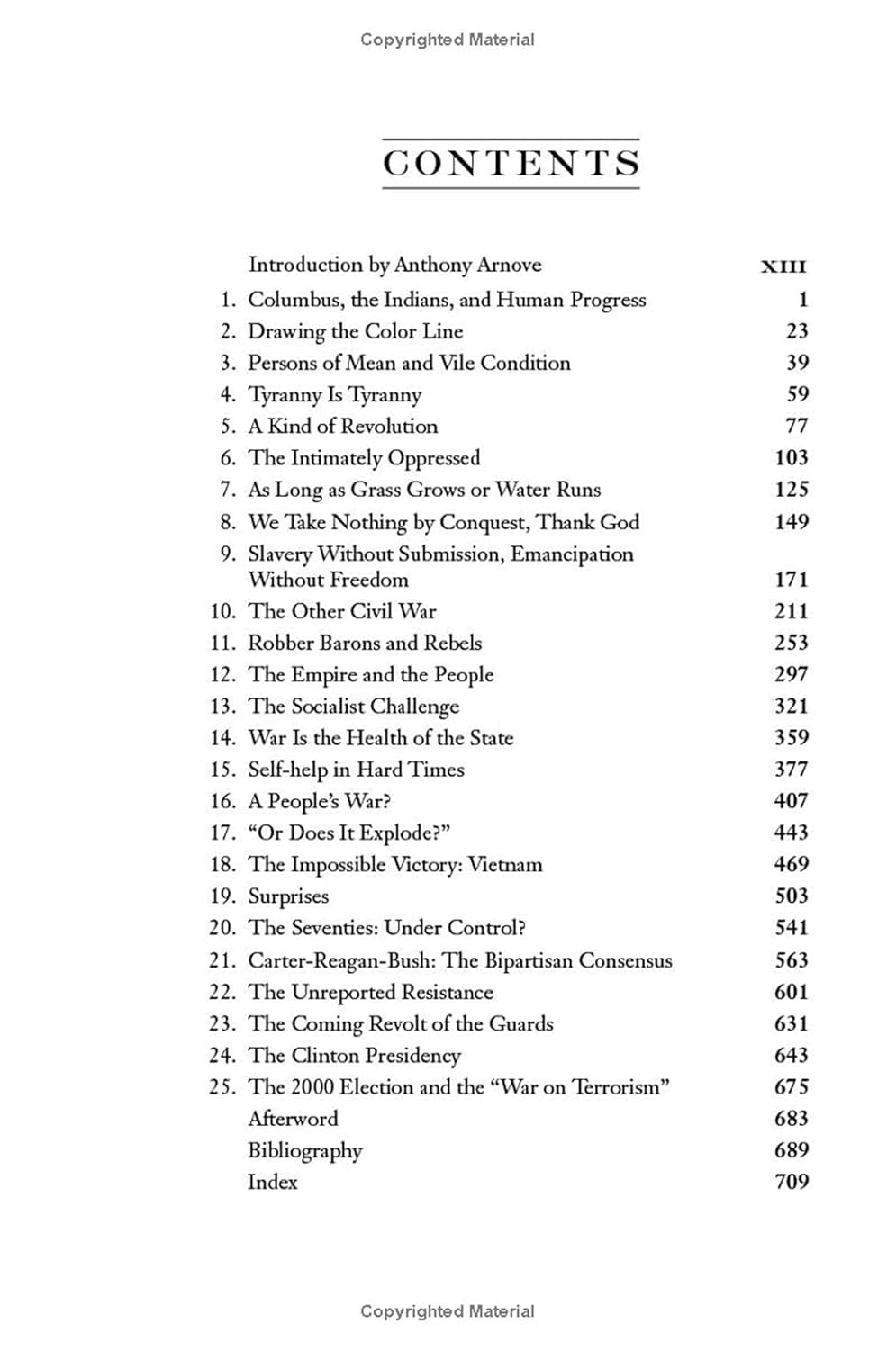 A People's History of the United States by Zinn, Howard