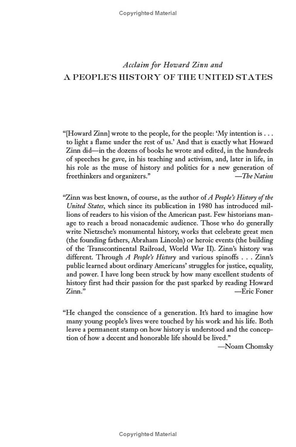 A People's History of the United States by Zinn, Howard