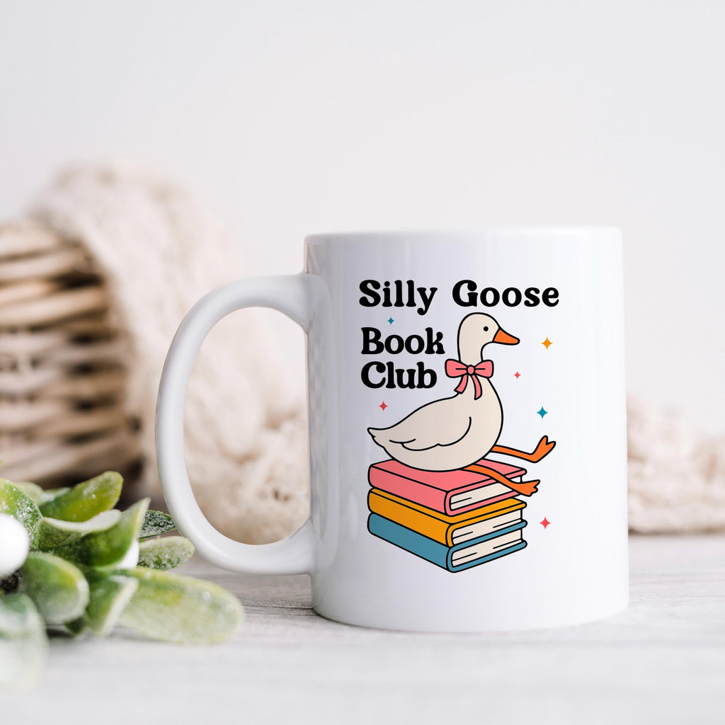 Book Club Mug – Quirky Coffee Cup for Book Lovers | Ceramic, Microwave Safe
