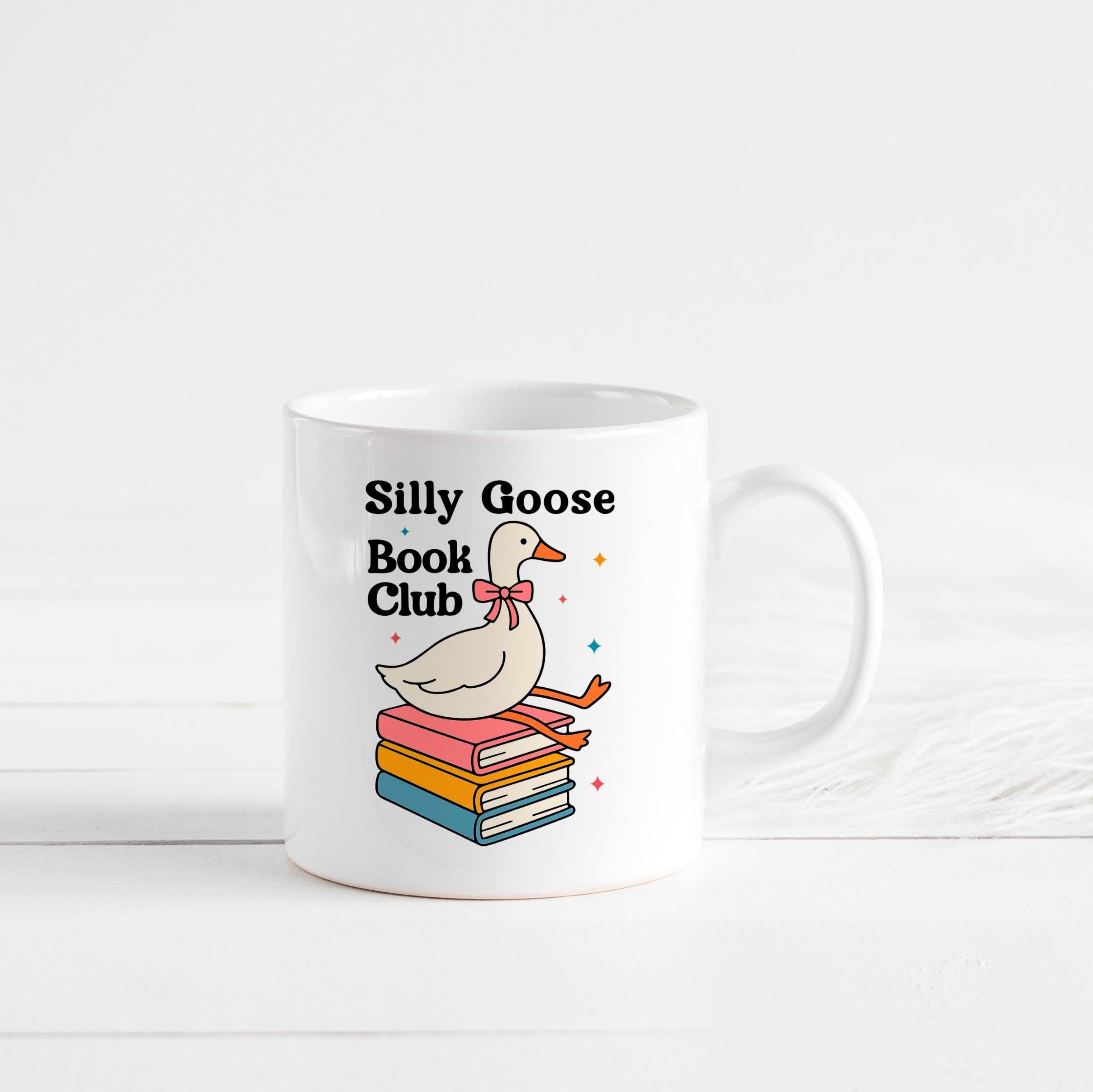 Book Club Mug – Quirky Coffee Cup for Book Lovers | Ceramic, Microwave Safe