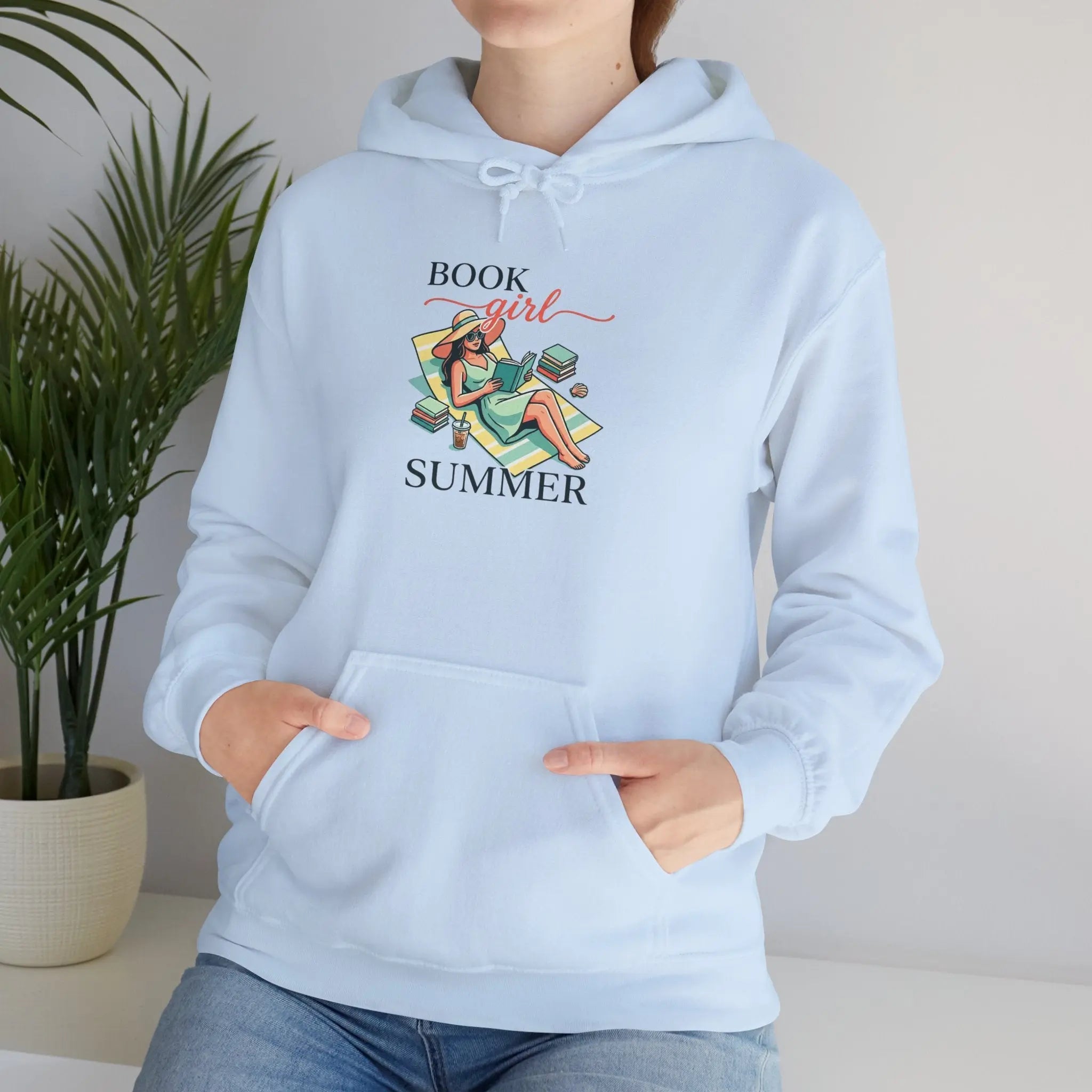 Book Girl Summer Hoodie | BookTok, Reading, Beach Reads, Bookish Summer Aesthetic