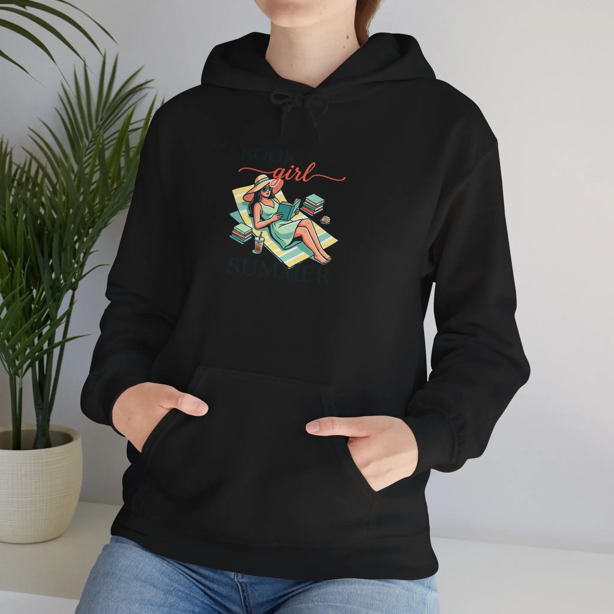 Book Girl Summer Hoodie | BookTok, Reading, Beach Reads, Bookish Summer Aesthetic