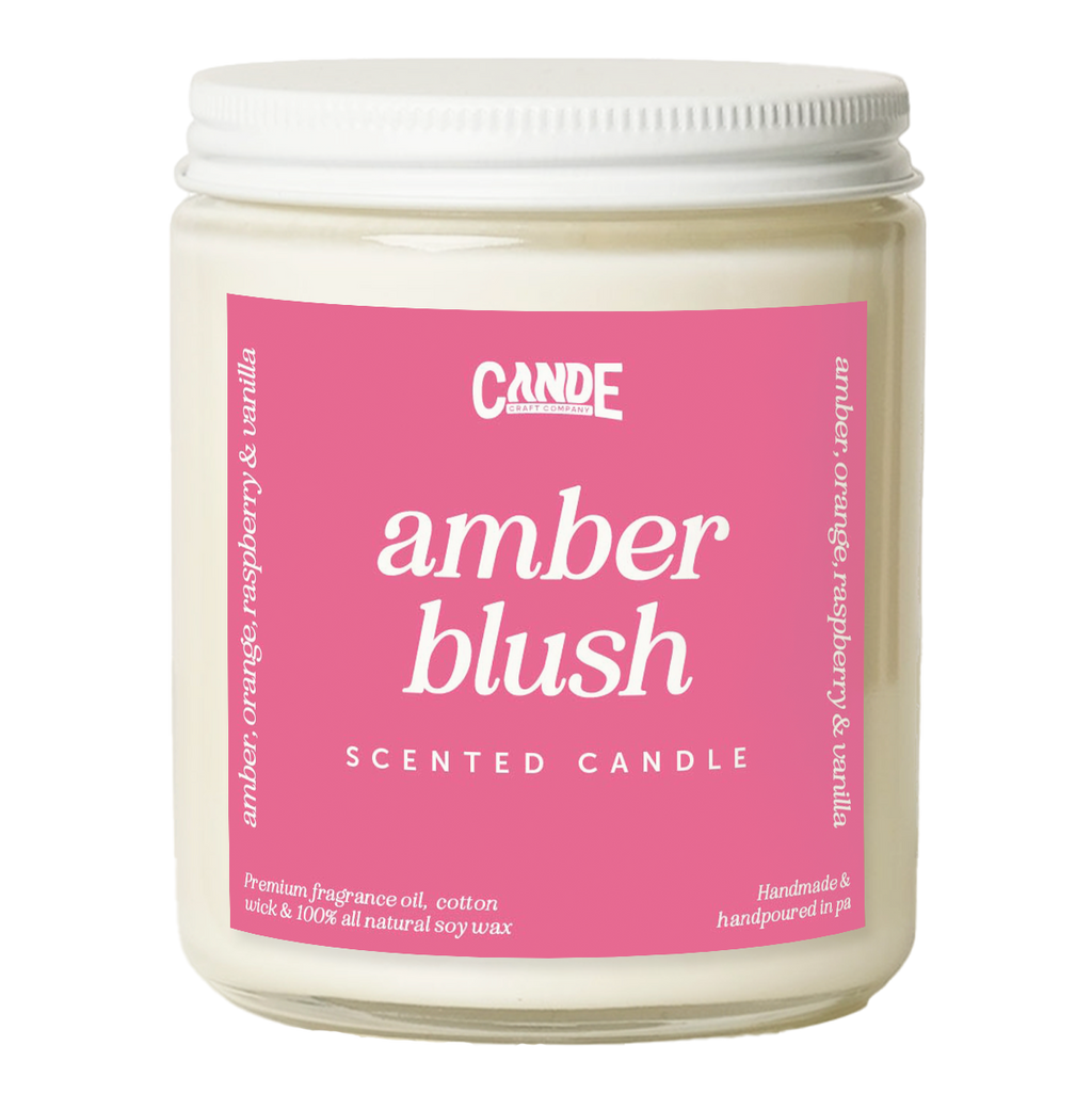 Amber Blush Scented Candle