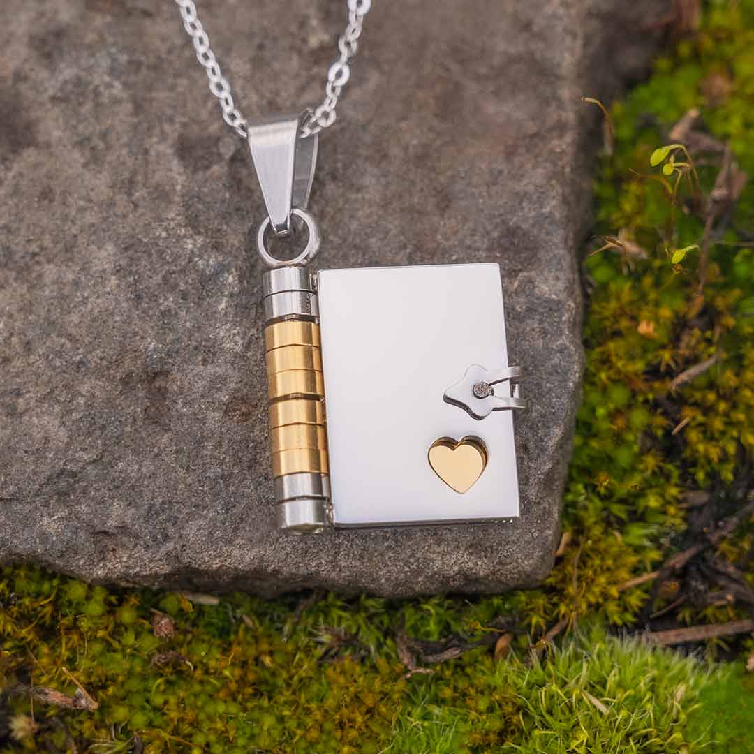 Book with Pages Necklace