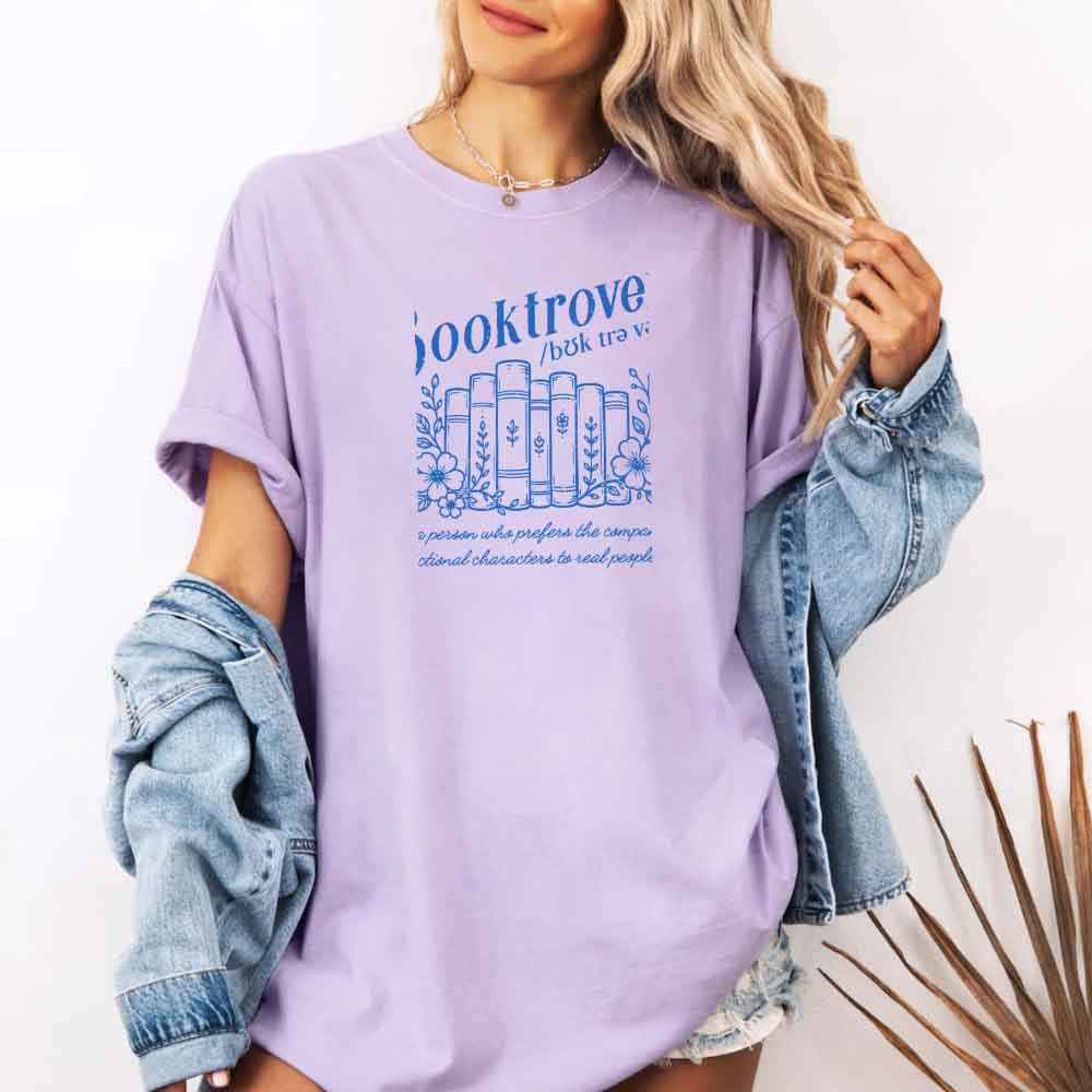 Booktrovert Comfort Colors Shirt - Book Lover Tee