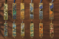 Van Gogh Inspired Golden Floral Bookmark