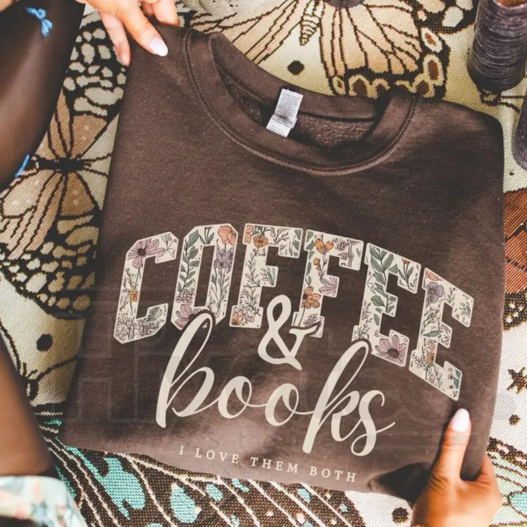 Coffee and Books Sweatshirt: Cozy Crewneck for Readers and Book Lovers