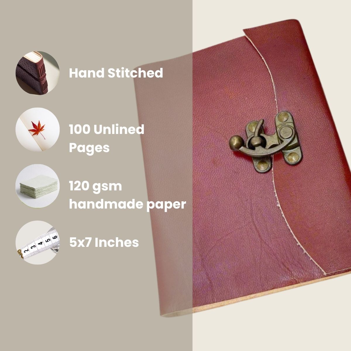 Latch Handmade Leather Journal