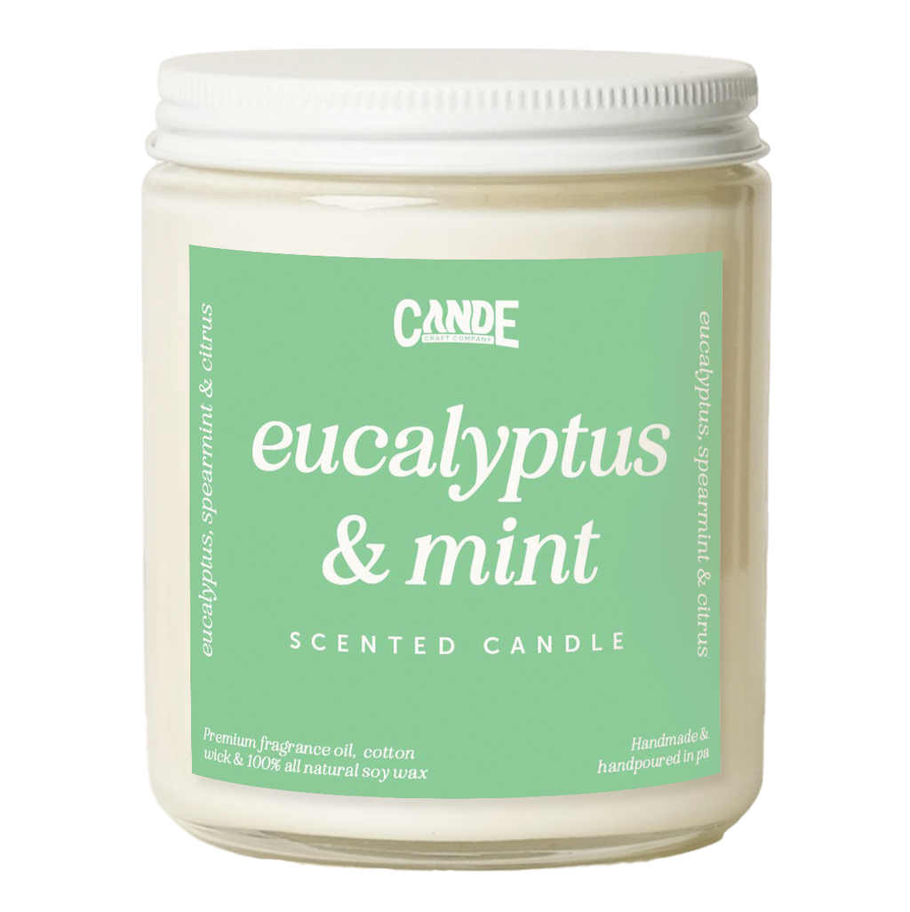 Eucalyptus & Mint Scented Candle