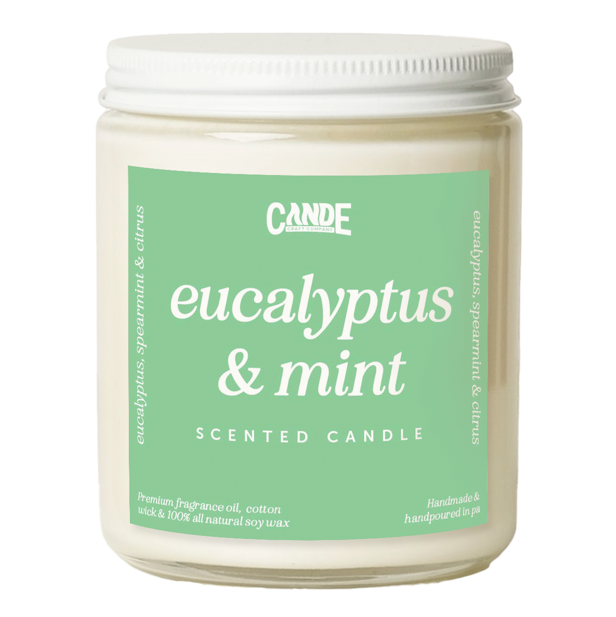 Eucalyptus & Mint Scented Candle