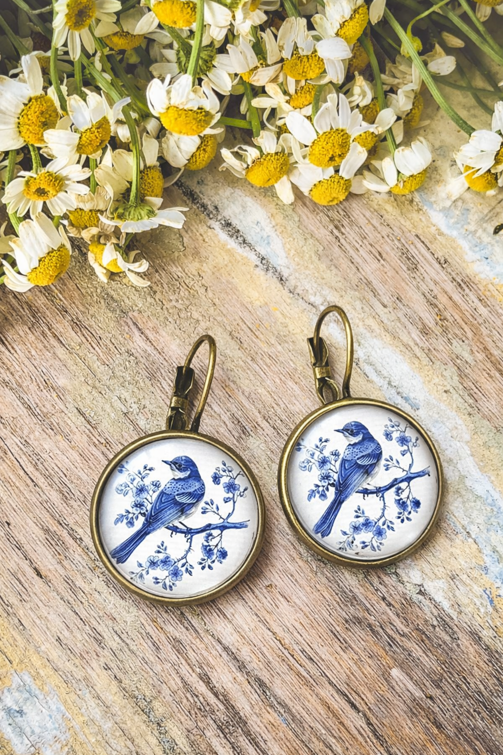 Beautiful Vintage Bird Earrings