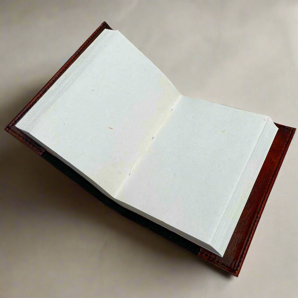 Oscar Wilde Refillable Leather Journal - "To Live Is The Rarest Thing" Quote