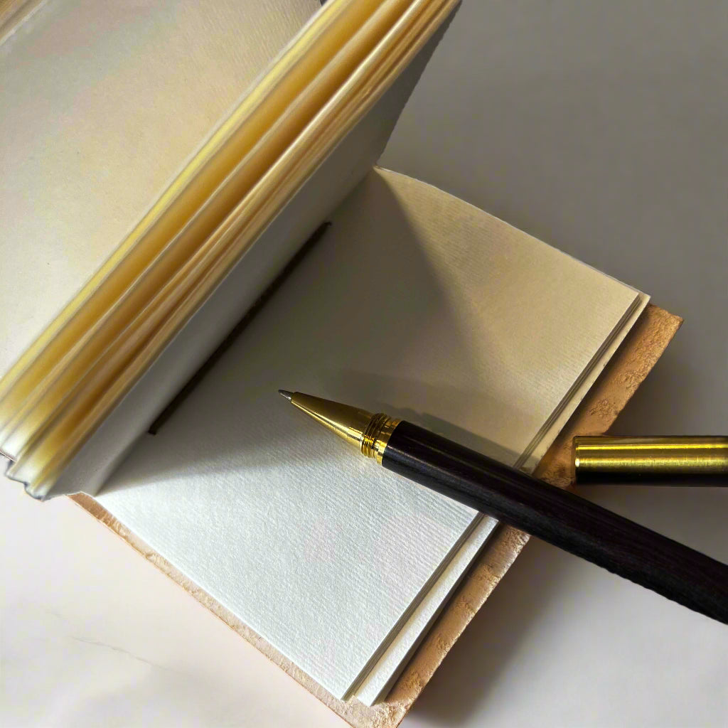 Pocket Leather Notebook | Reflections, Gratitude, Compliments, Vows, Promises