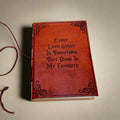 "Our Love Story" Leather Journal