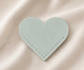 Leather Heart Corner Bookmark