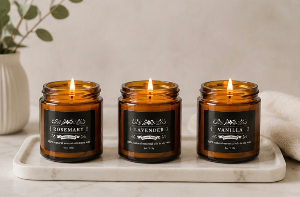 Household Soy Wax Reading Candle