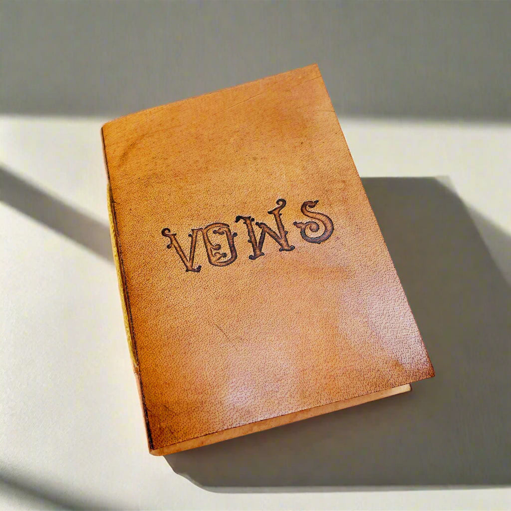 Pocket Leather Notebook | Reflections, Gratitude, Compliments, Vows, Promises