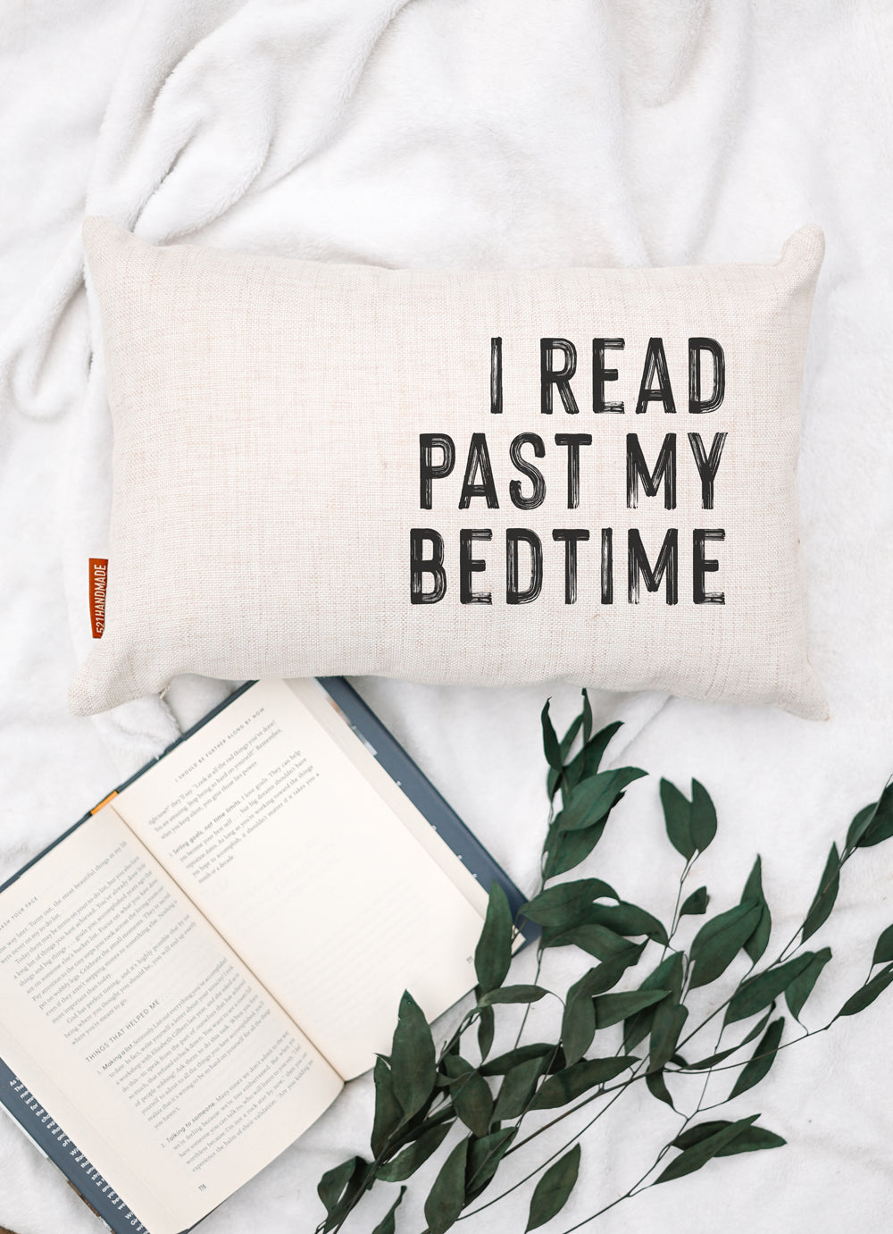 Book Pillow - I Read Past My Bedtime