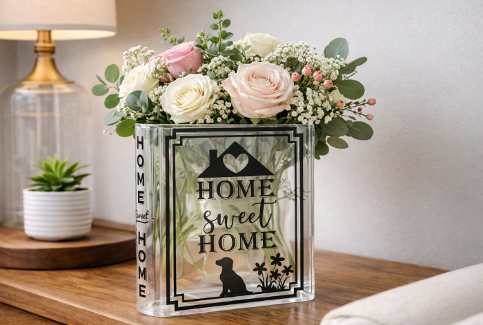 Acrylic Book Vase – Home Sweet Home Decor