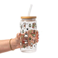 Bookish Book Lover Glass Cup