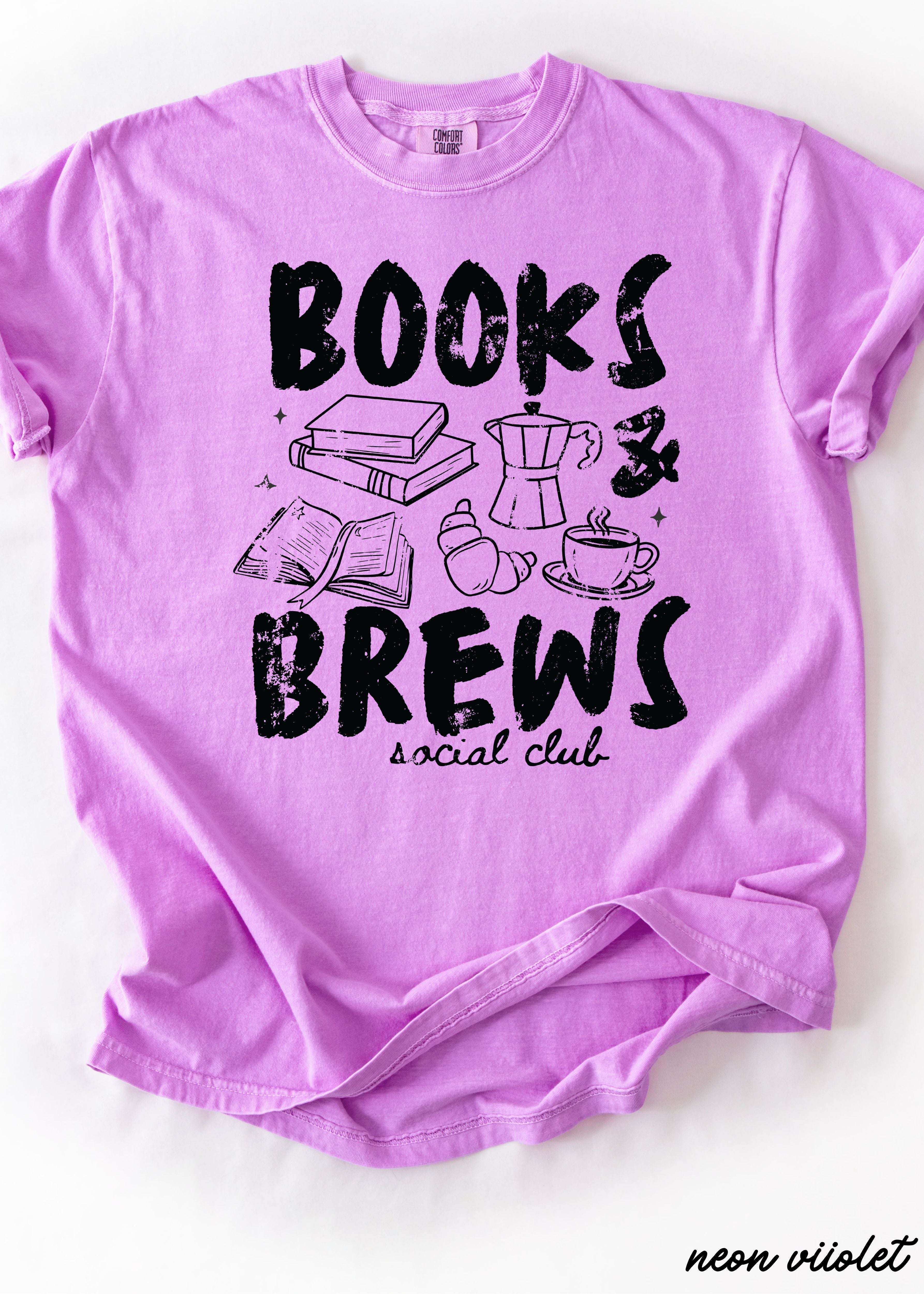 Books & Brews Tee *16 Colors (S-3X) COPY