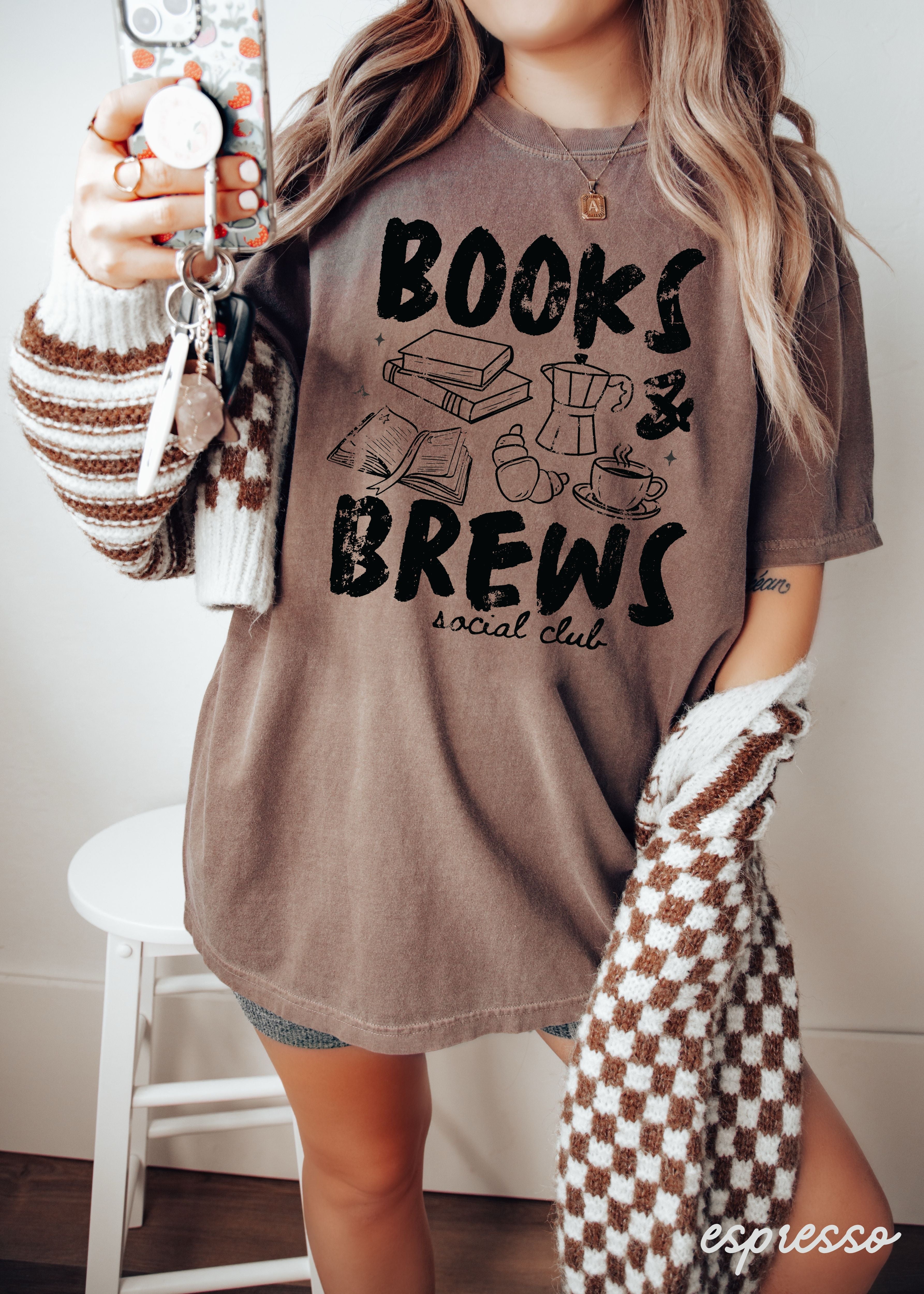 Books & Brews Tee *16 Colors (S-3X) COPY