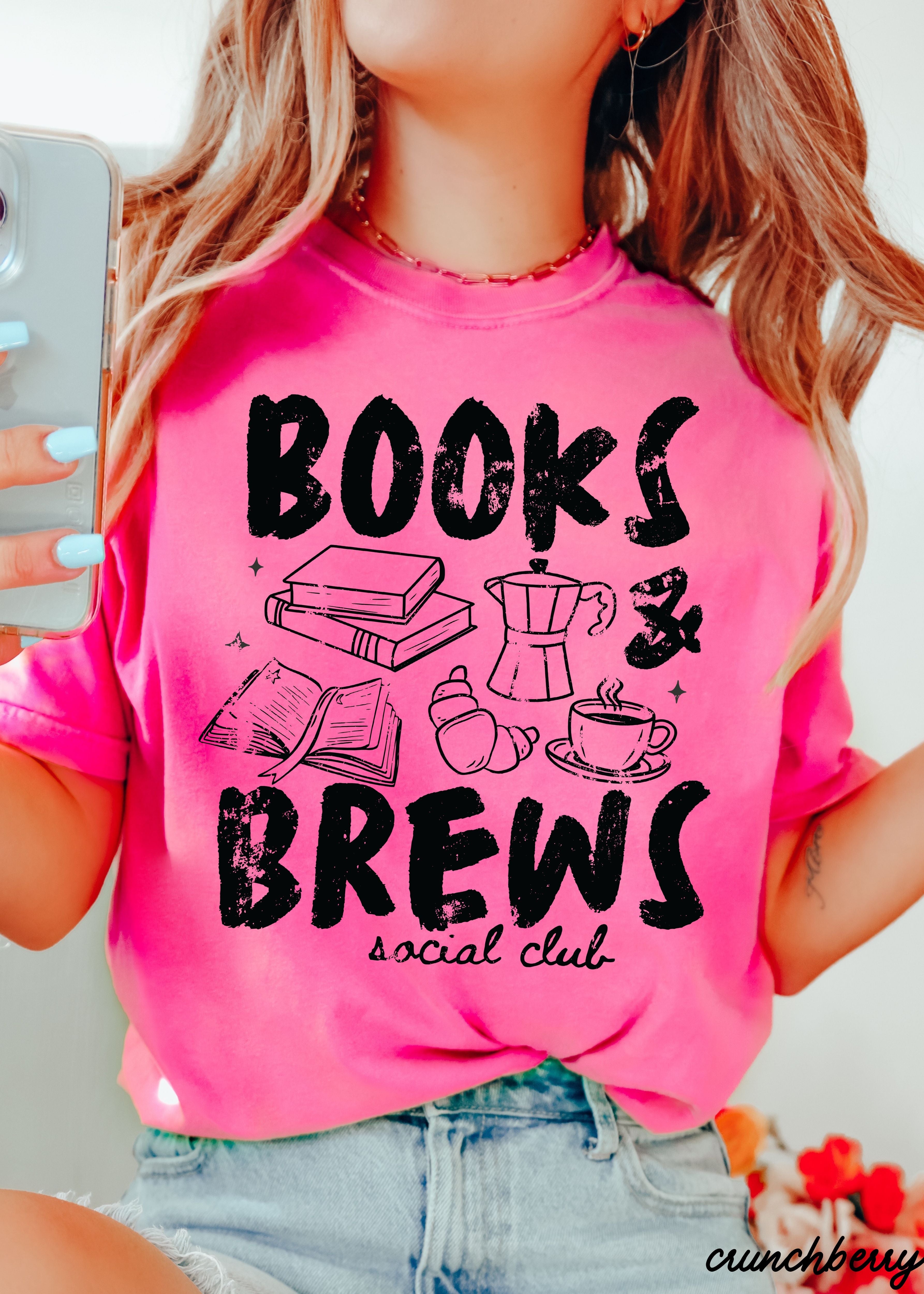 Books & Brews Tee *16 Colors (S-3X) COPY