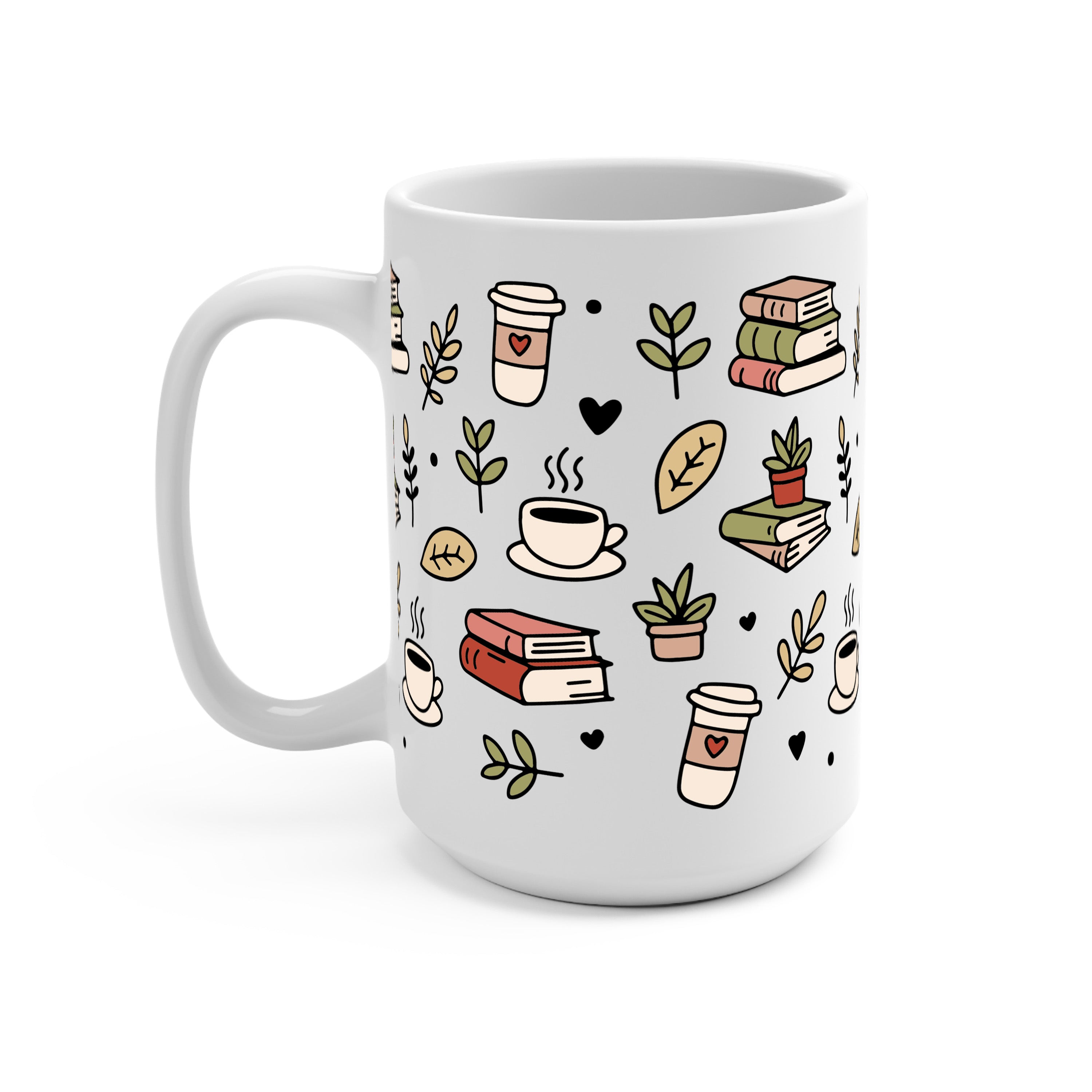 Bookish Book Lover Glass Cup